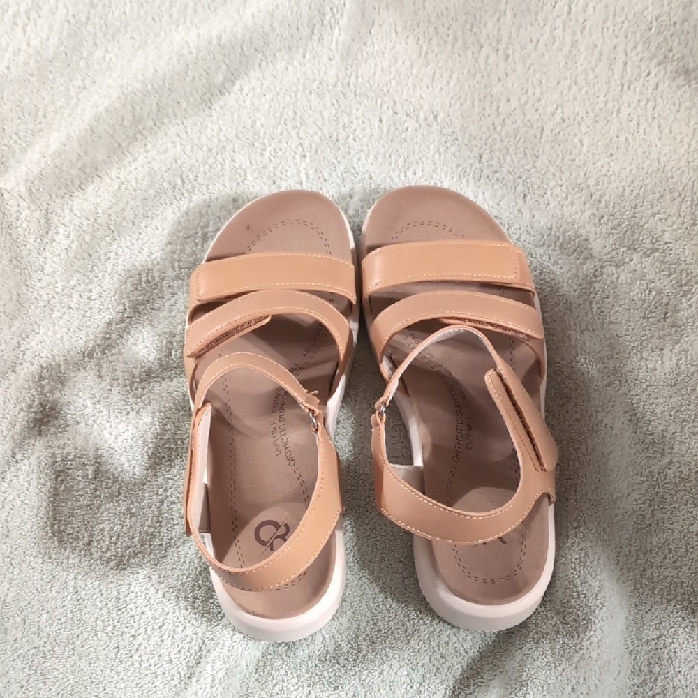 Tan Strappy Sandals